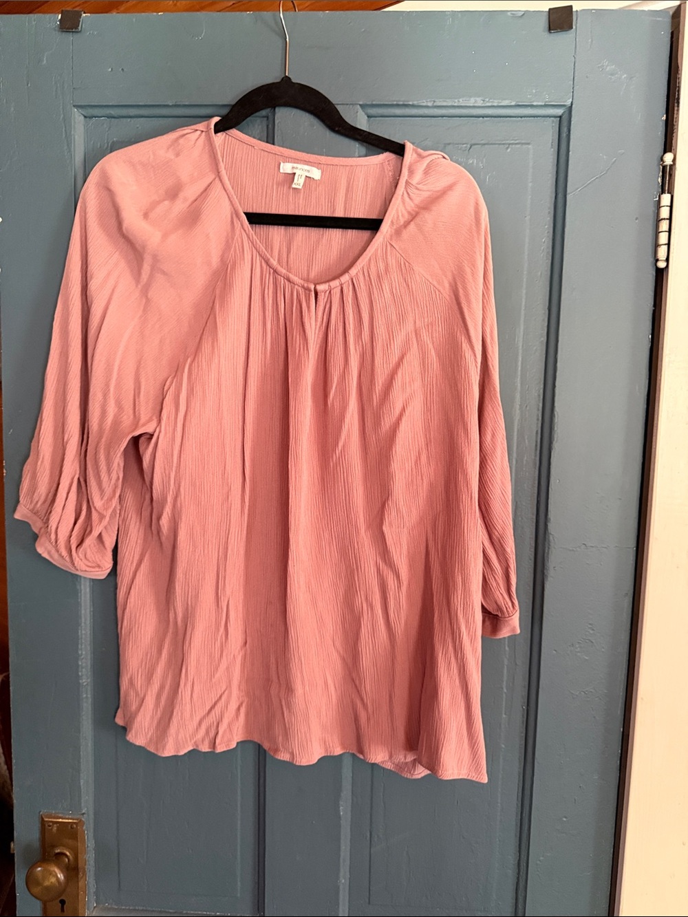 Maurices Dusty Pink Scoop Neck Tunic Top